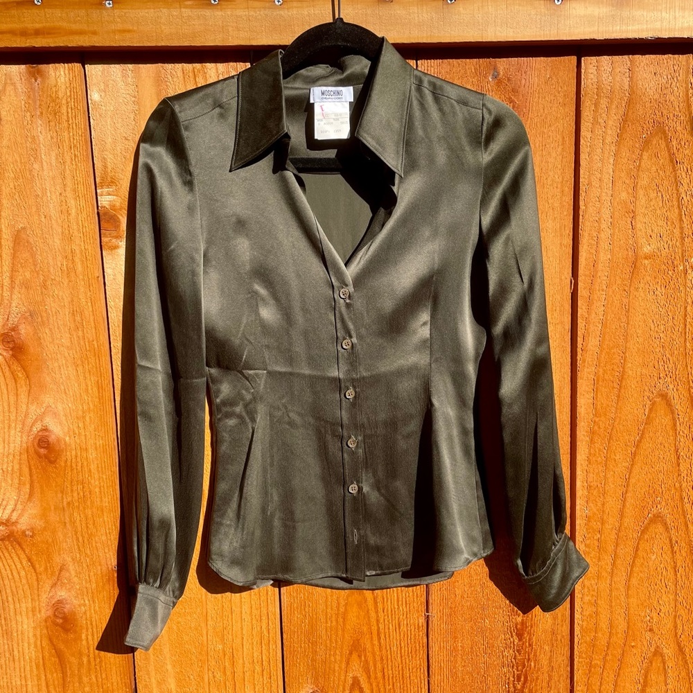 Moschino 100% Silk Blouse